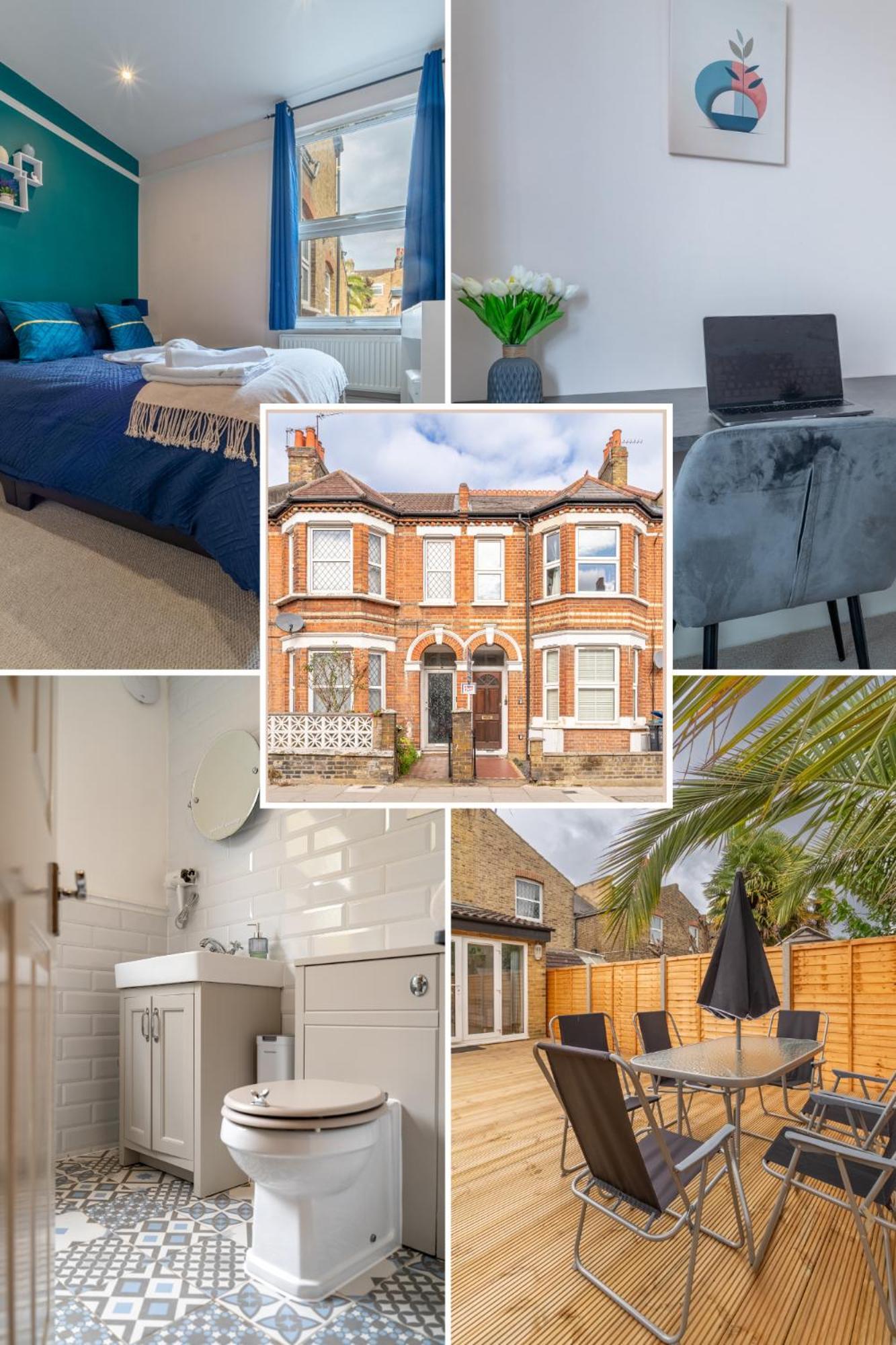 Beautiful 2 Bedroom With Private Garden In Wimbledon - Minutes From Central Londra Dış mekan fotoğraf